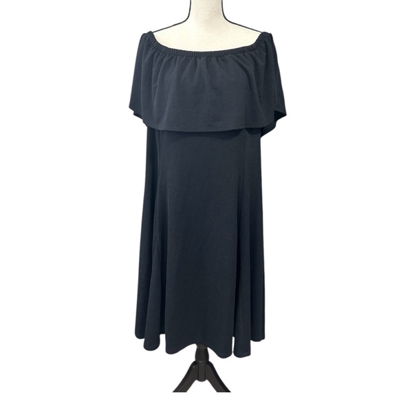 Isaac Mizrahi Dresses & Skirts - 🖤Isaac Mizrahi Live Off-shoulder Black Dress